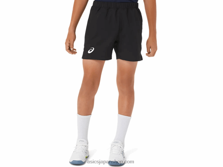 キッズテニスショートパンツ L20V4234Asics パフォーマンスブラック