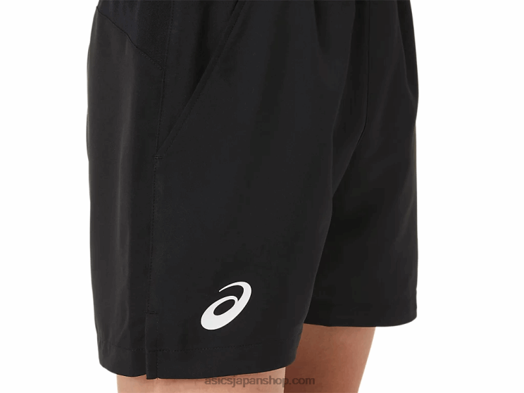 キッズテニスショートパンツ L20V4234Asics パフォーマンスブラック