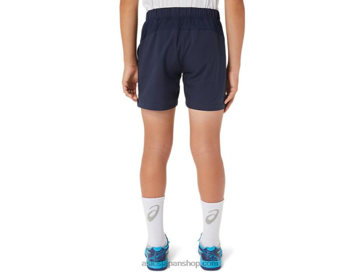 キッズテニスショートパンツ L20V4238Asics 夜中