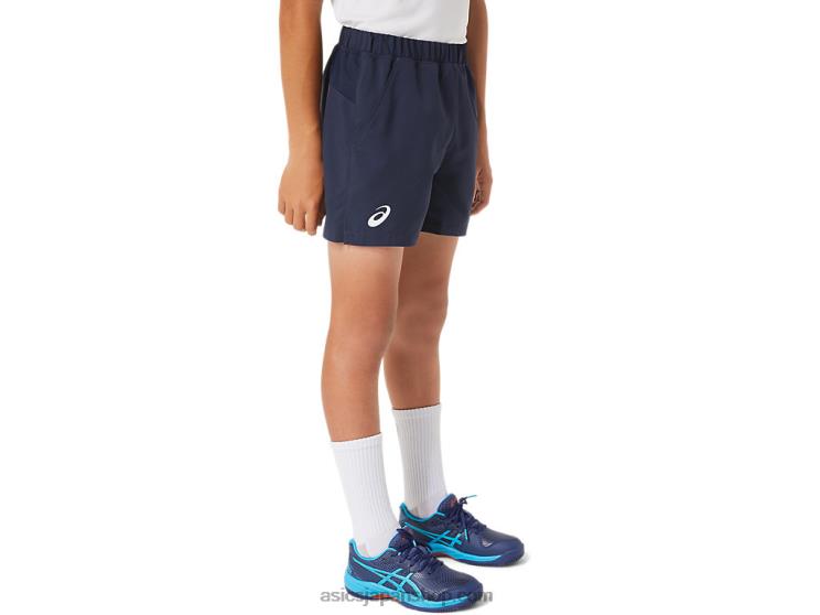 キッズテニスショートパンツ L20V4238Asics 夜中