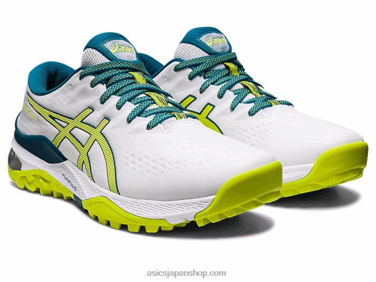 ゲルカヤノエース L20V457Asics ホワイト/ネオンライム