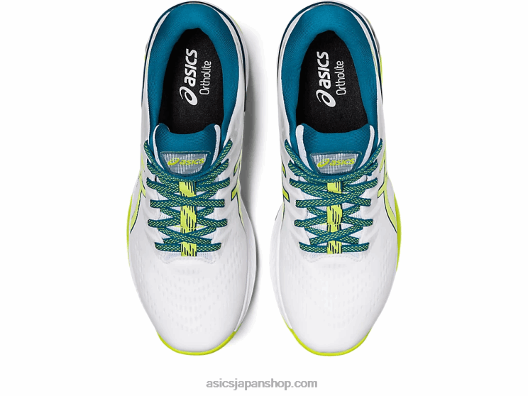 ゲルカヤノエース L20V457Asics ホワイト/ネオンライム