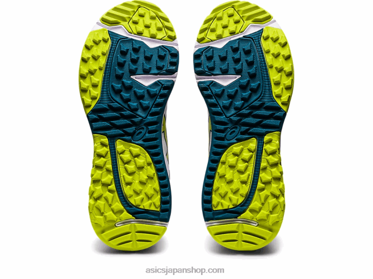 ゲルカヤノエース L20V457Asics ホワイト/ネオンライム