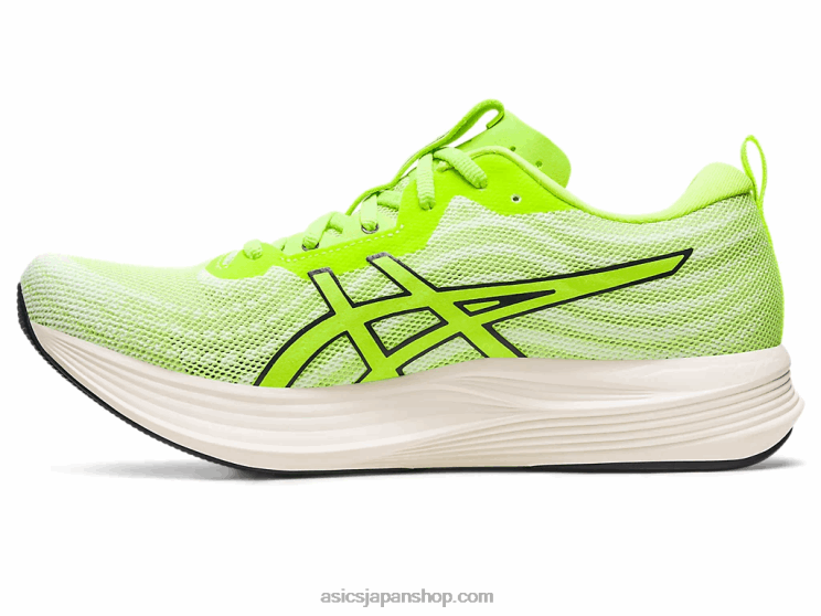 スピードを避ける L20V487Asics ハザードグリーン/ミッドナイト