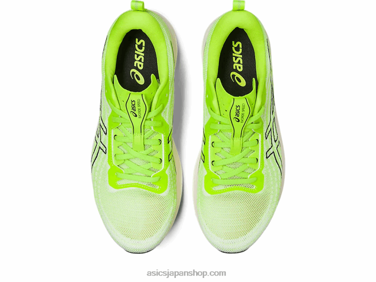 スピードを避ける L20V487Asics ハザードグリーン/ミッドナイト