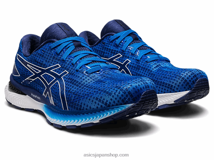 ゲル彩雲 L20V496Asics エレクトリックブルー/ホワイト