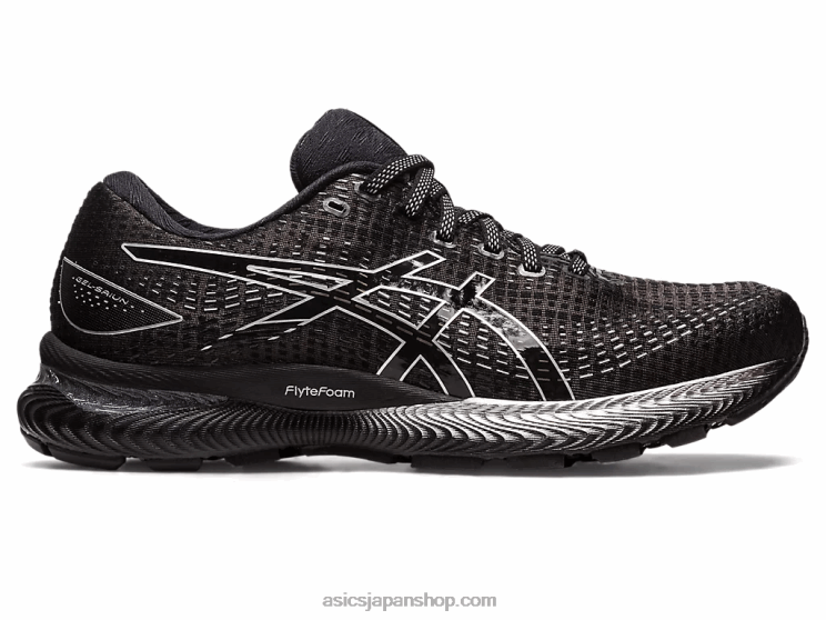 ゲル彩雲 L20V509Asics ブラック/ピュアシルバー