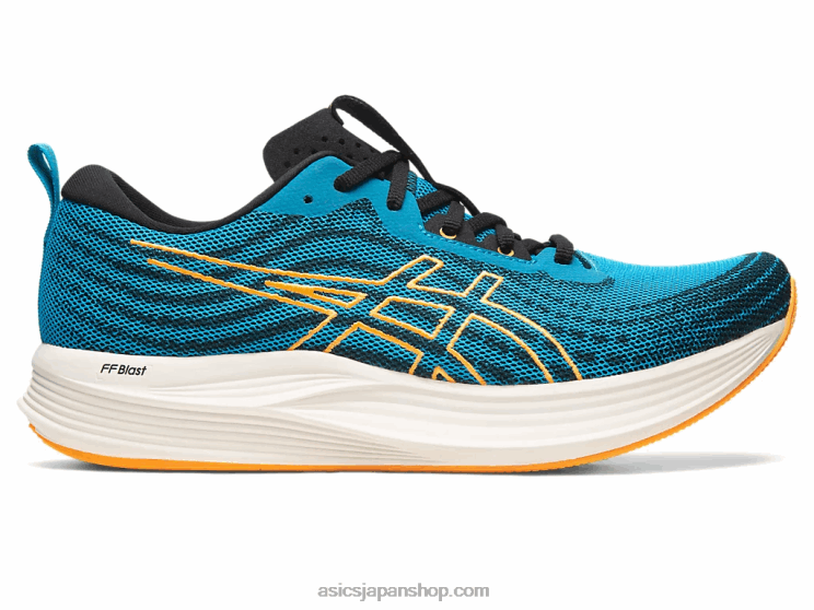 スピードを避ける L20V522Asics アイランドブルー/オレンジポップ
