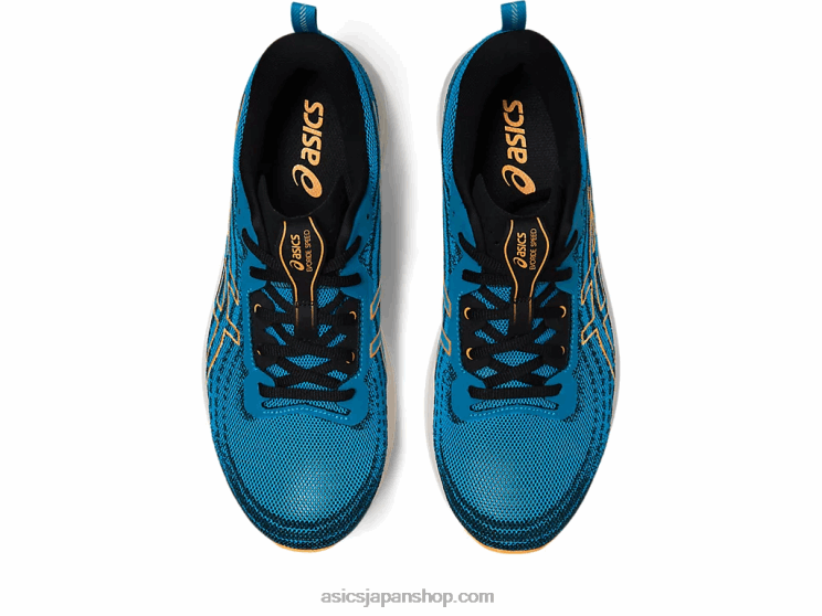 スピードを避ける L20V522Asics アイランドブルー/オレンジポップ