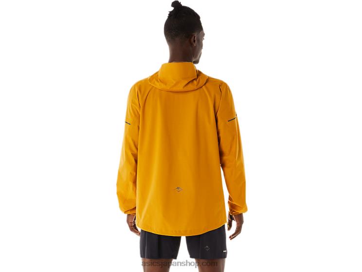 メンズフジトレイル防水ジャケット L20V545Asics 砂嵐