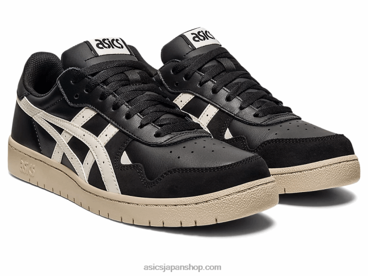 日本 L20V555Asics ブラック/クリーム