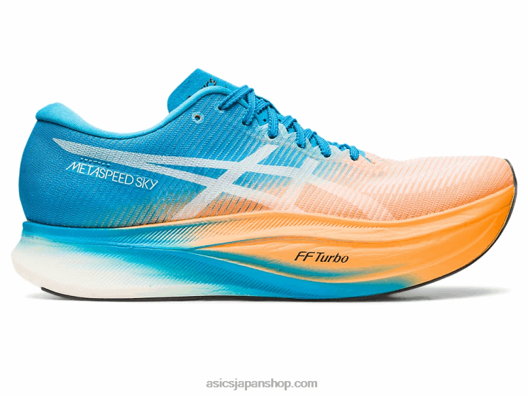 メタスピードスカイ+ L20V586Asics オレンジポップ/アイランドブルー