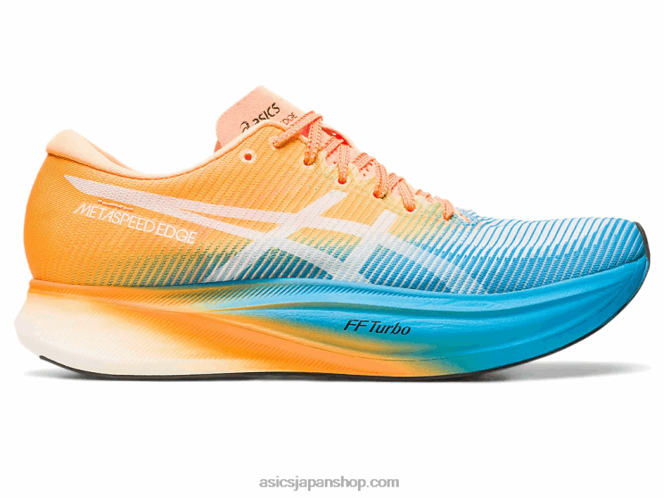 メタスピードエッジ+ L20V613Asics アイランドブルー/オレンジポップ