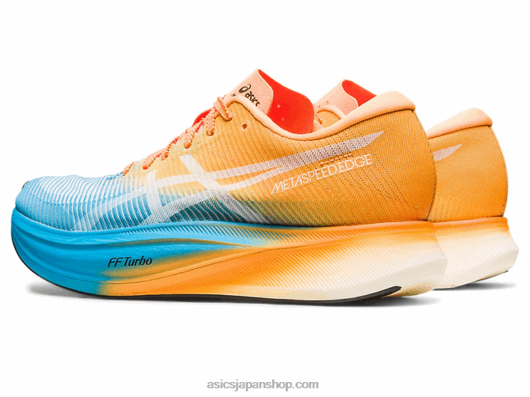 メタスピードエッジ+ L20V613Asics アイランドブルー/オレンジポップ