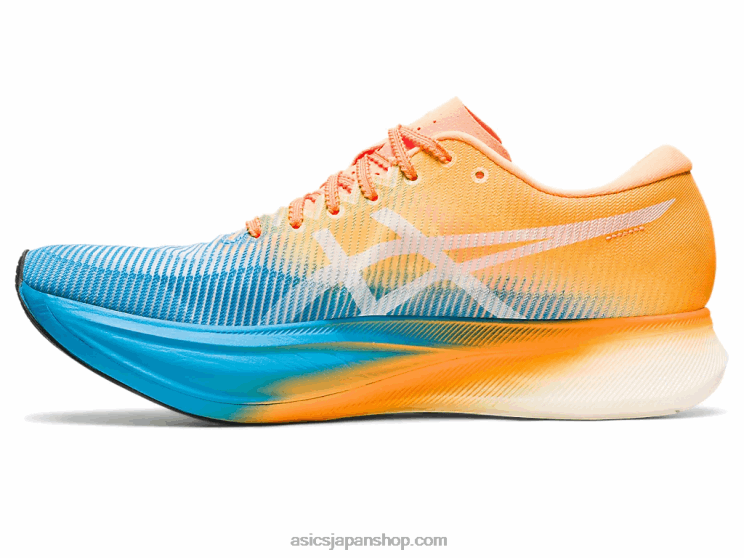 メタスピードエッジ+ L20V613Asics アイランドブルー/オレンジポップ