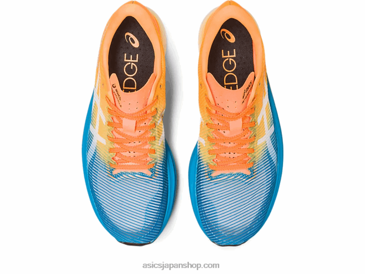 メタスピードエッジ+ L20V613Asics アイランドブルー/オレンジポップ