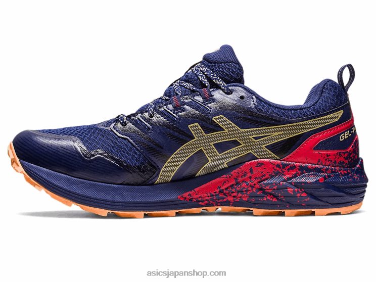 ゲル・トラブコ・テラ L20V637Asics インディゴブルー/オリーブオイル