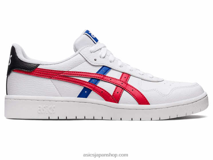 日本 L20V648Asics ホワイト/クラシックレッド