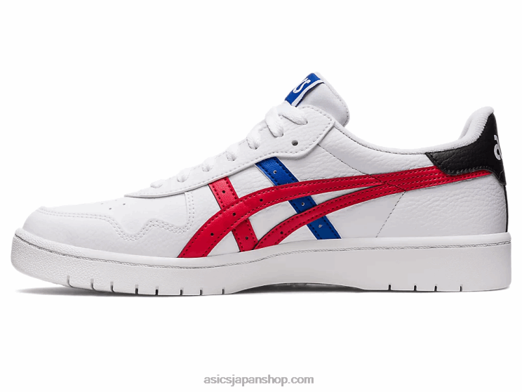 日本 L20V648Asics ホワイト/クラシックレッド
