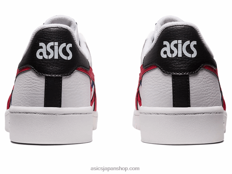 日本 L20V648Asics ホワイト/クラシックレッド