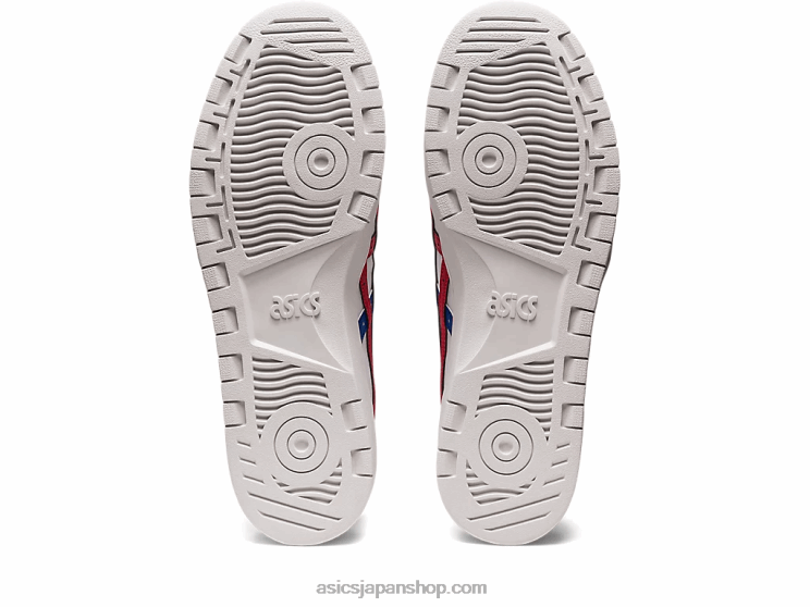 日本 L20V648Asics ホワイト/クラシックレッド