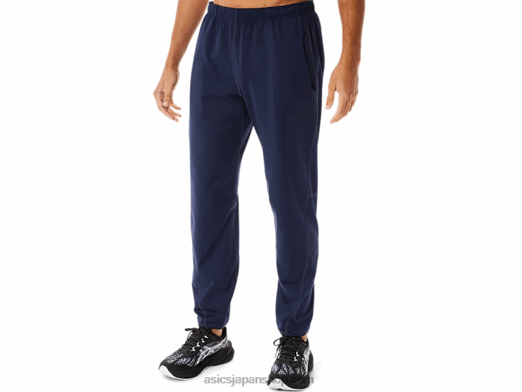 メンズ起毛ニットパンツ L20V754Asics 夜中
