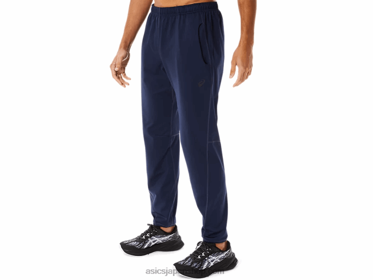 メンズ起毛ニットパンツ L20V754Asics 夜中