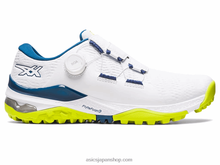 ゲルカヤノエースボア L20V77Asics ホワイト/マコブルー