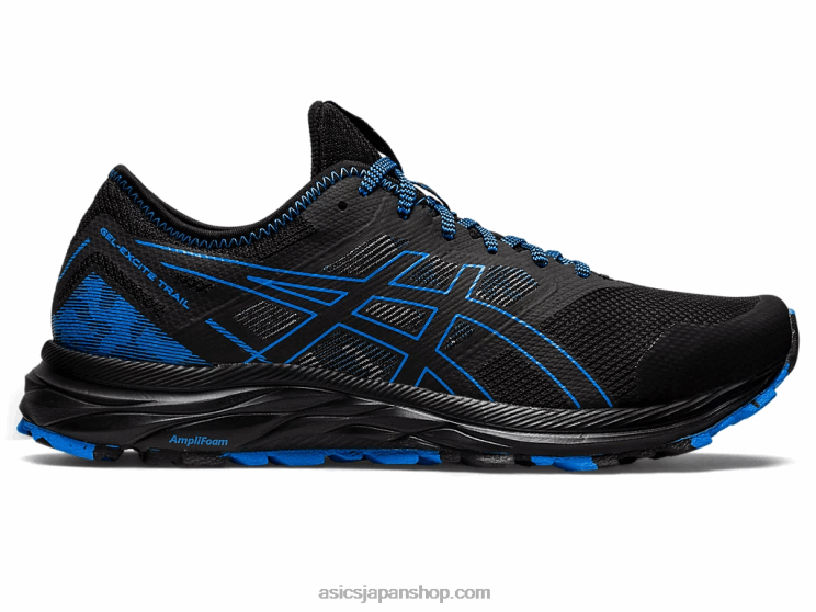 ゲルエキサイトトレイル L20V904Asics ブラック/ブルーコースト