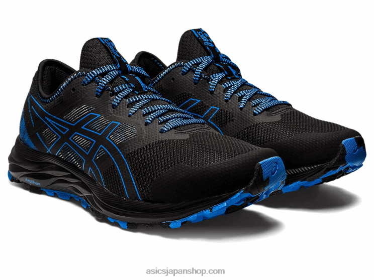 ゲルエキサイトトレイル L20V904Asics ブラック/ブルーコースト