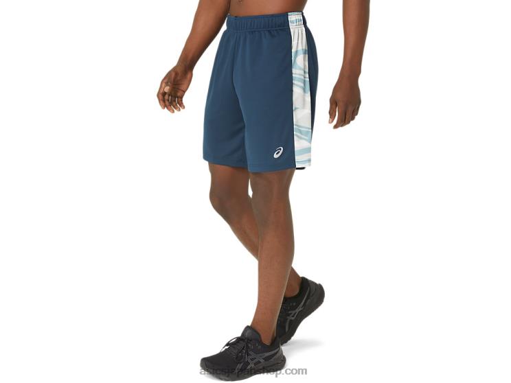 トレーニングショート L20V94Asics フレンチブルー/ポーラーシェード