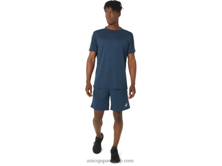 トレーニングショート L20V94Asics フレンチブルー/ポーラーシェード