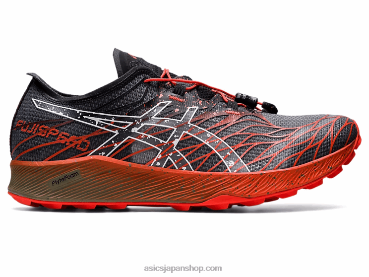 フジスピード L20V976Asics ブラック/チェリートマト