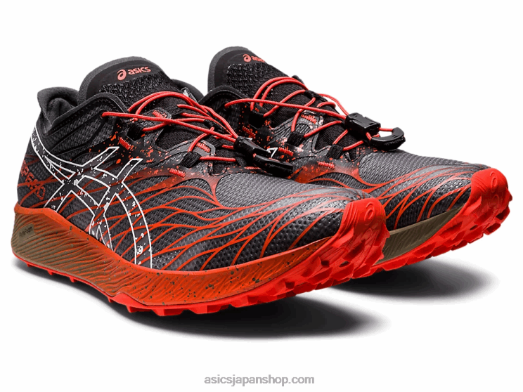 フジスピード L20V976Asics ブラック/チェリートマト