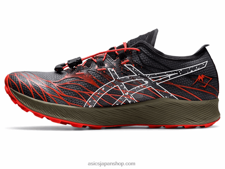 フジスピード L20V976Asics ブラック/チェリートマト