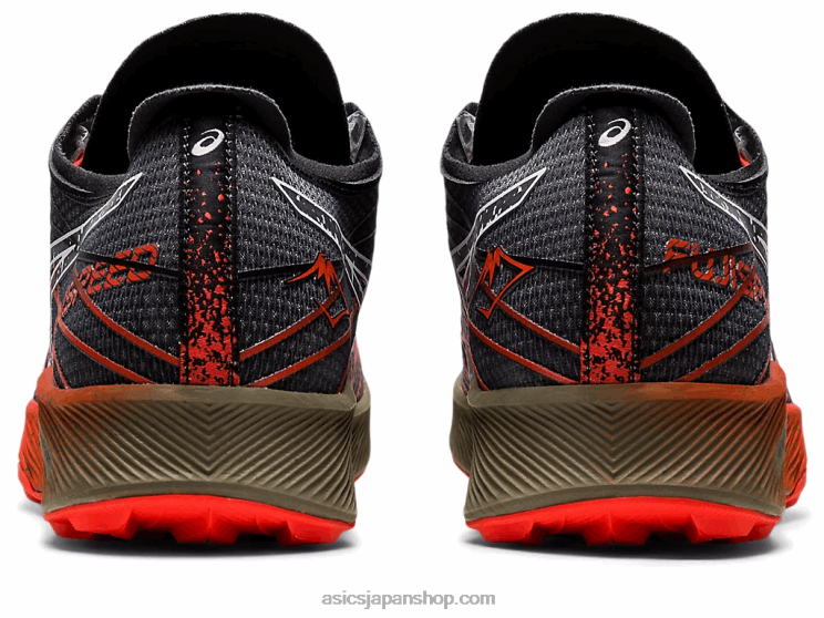 フジスピード L20V976Asics ブラック/チェリートマト