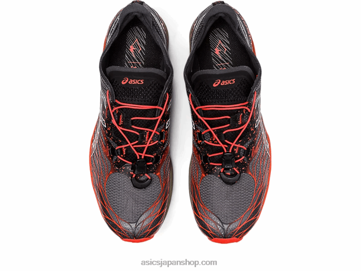 フジスピード L20V976Asics ブラック/チェリートマト