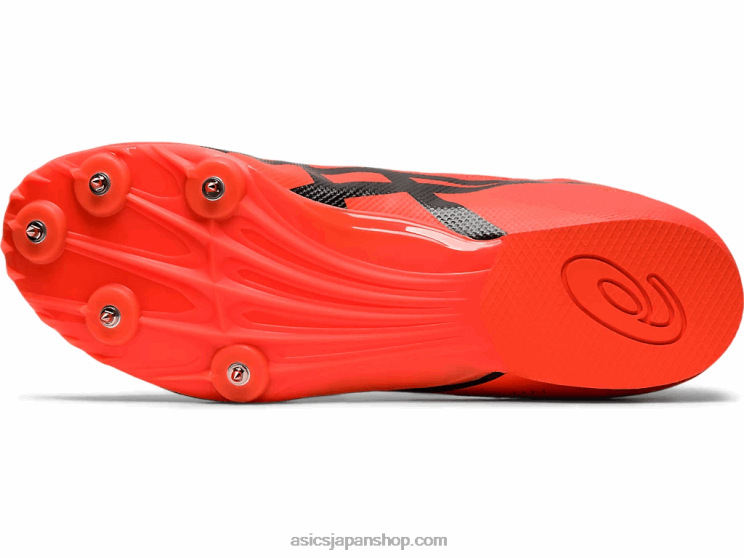 ハイパーMD7 L20V2095Asics サンライズレッド/ブラック