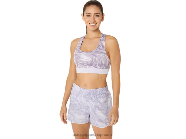 女性用PRライトブラジャー L20V2314Asics 夕暮れ紫墨ドロップ
