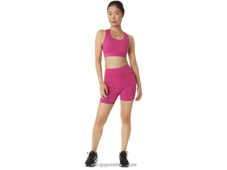 女性用PRライトブラジャー L20V3292Asics フューシャレッド/ピンクグロ
