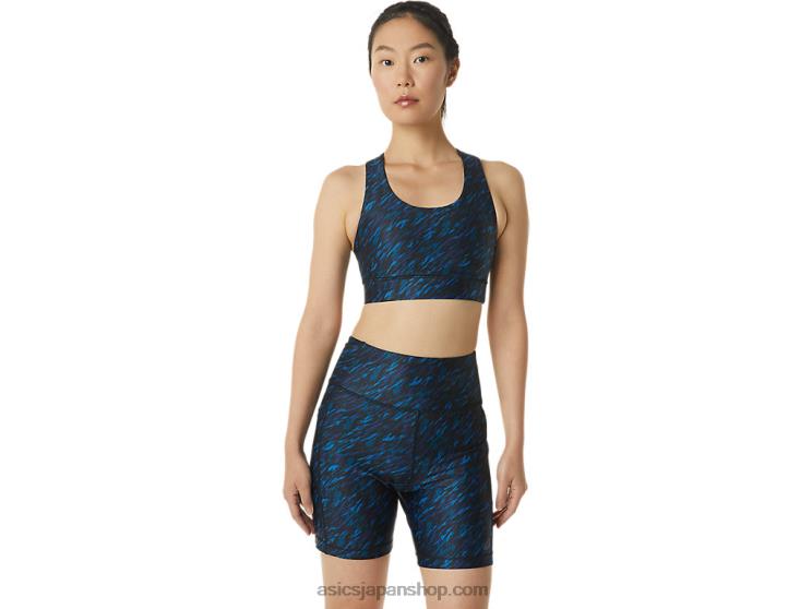 女性用PRライトブラジャー L20V3295Asics ナイトシェード/レイクドライブプリント