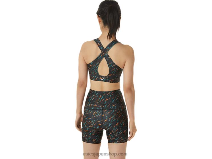 女性用PRライトブラジャー L20V3297Asics ナイトシェード/セージプリント