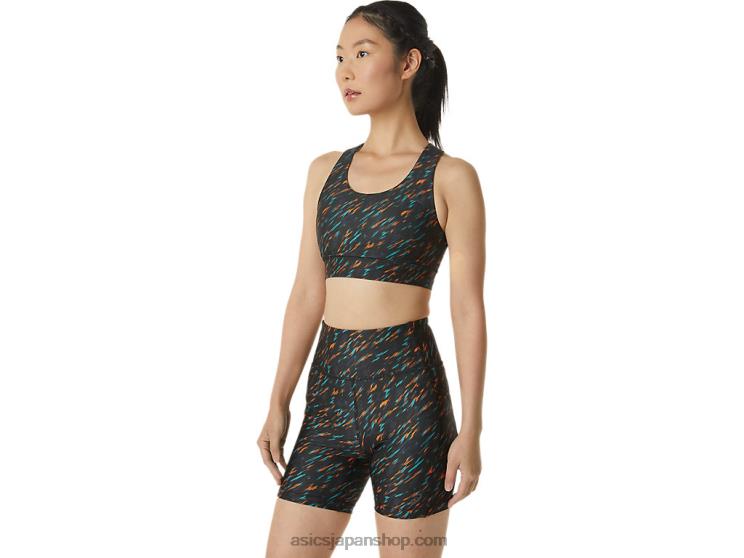 女性用PRライトブラジャー L20V3297Asics ナイトシェード/セージプリント