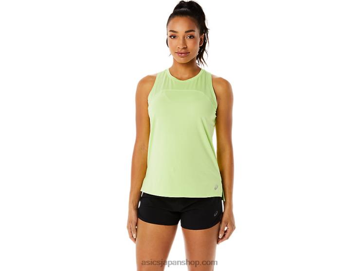 女性用 PR ライト ラン タンク L20V3500Asics ライムグリーン