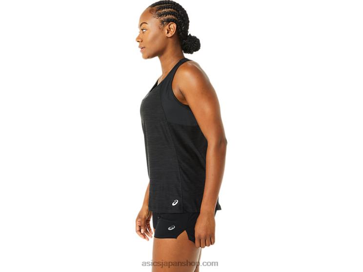 女性用 PR ライト レーサーバック L20V3705Asics パフォーマンスブラック