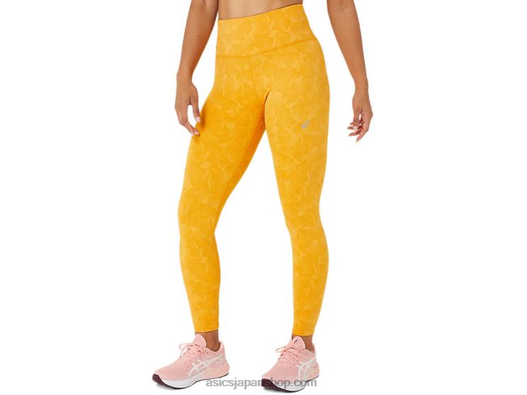 女性用 Runkoyo ジャカード タイト L20V2770Asics タイガーイエロー