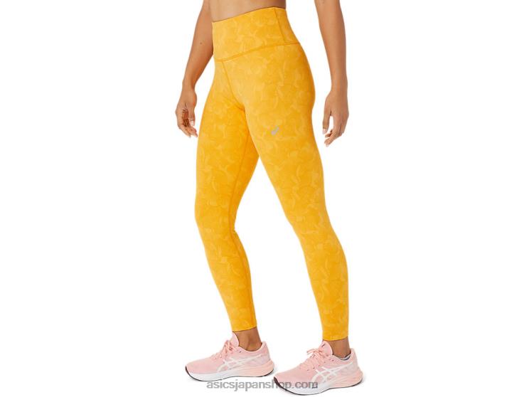 女性用 Runkoyo ジャカード タイト L20V2770Asics タイガーイエロー
