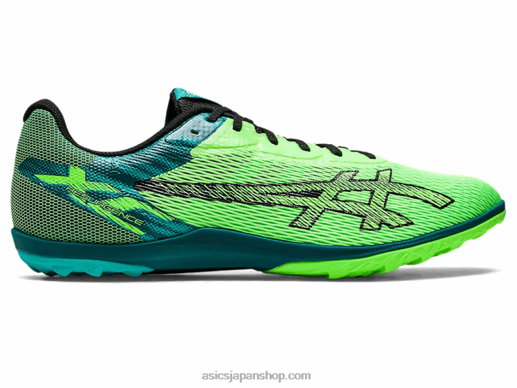 復活XC L20V681Asics グリーンヤモリ/ブラック