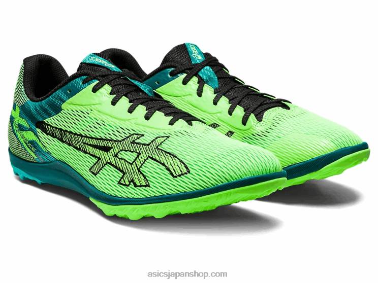 復活XC L20V681Asics グリーンヤモリ/ブラック