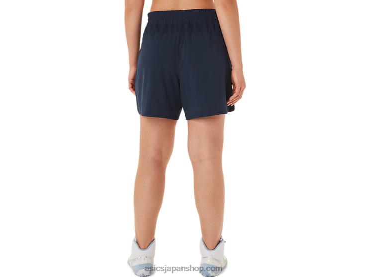 女子 2 ピース レスリング ショートパンツ L20V3802Asics チームネイビー